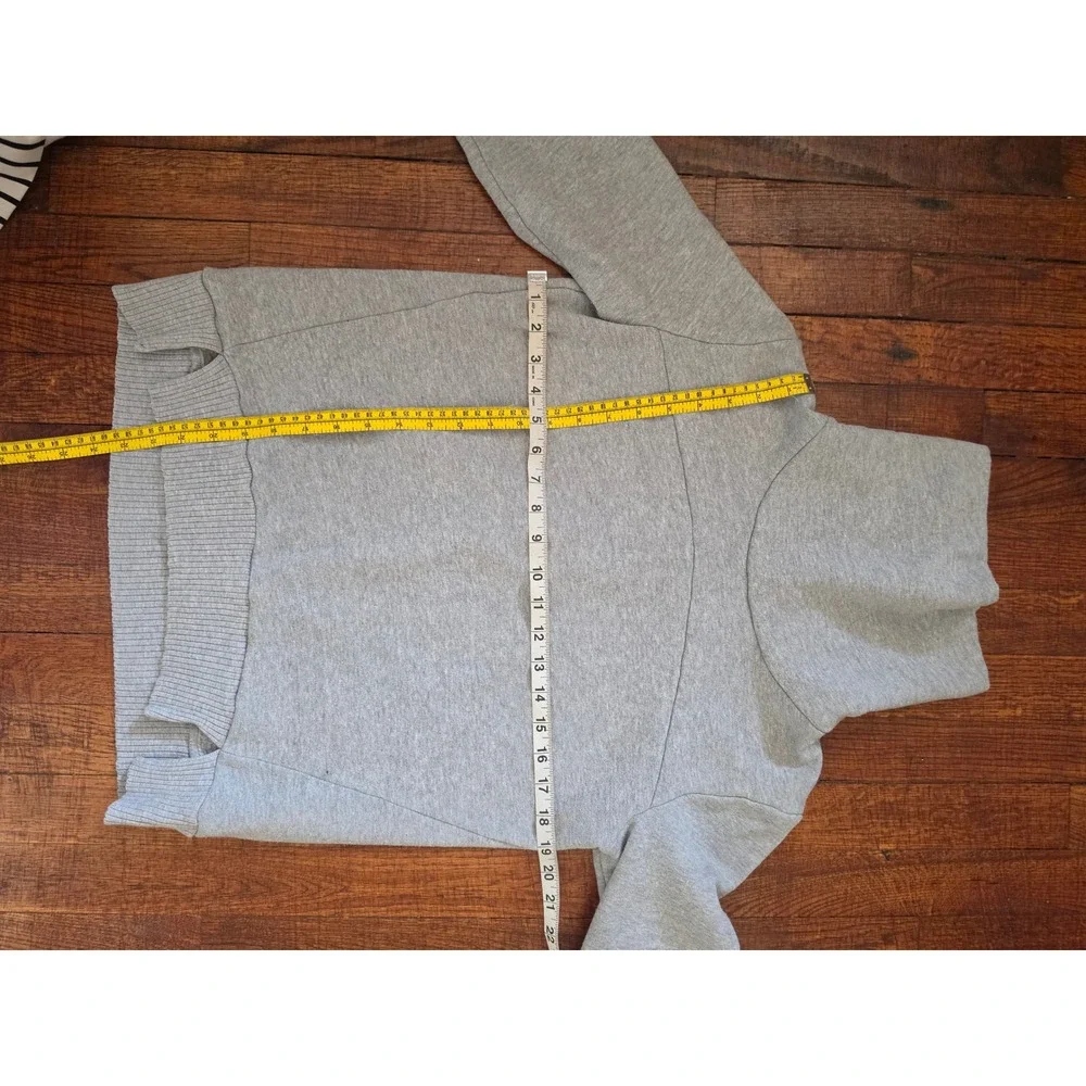 ALO Gray Cotton Smart Casual Sporty Sweatshirt Sweater sz S-M READ